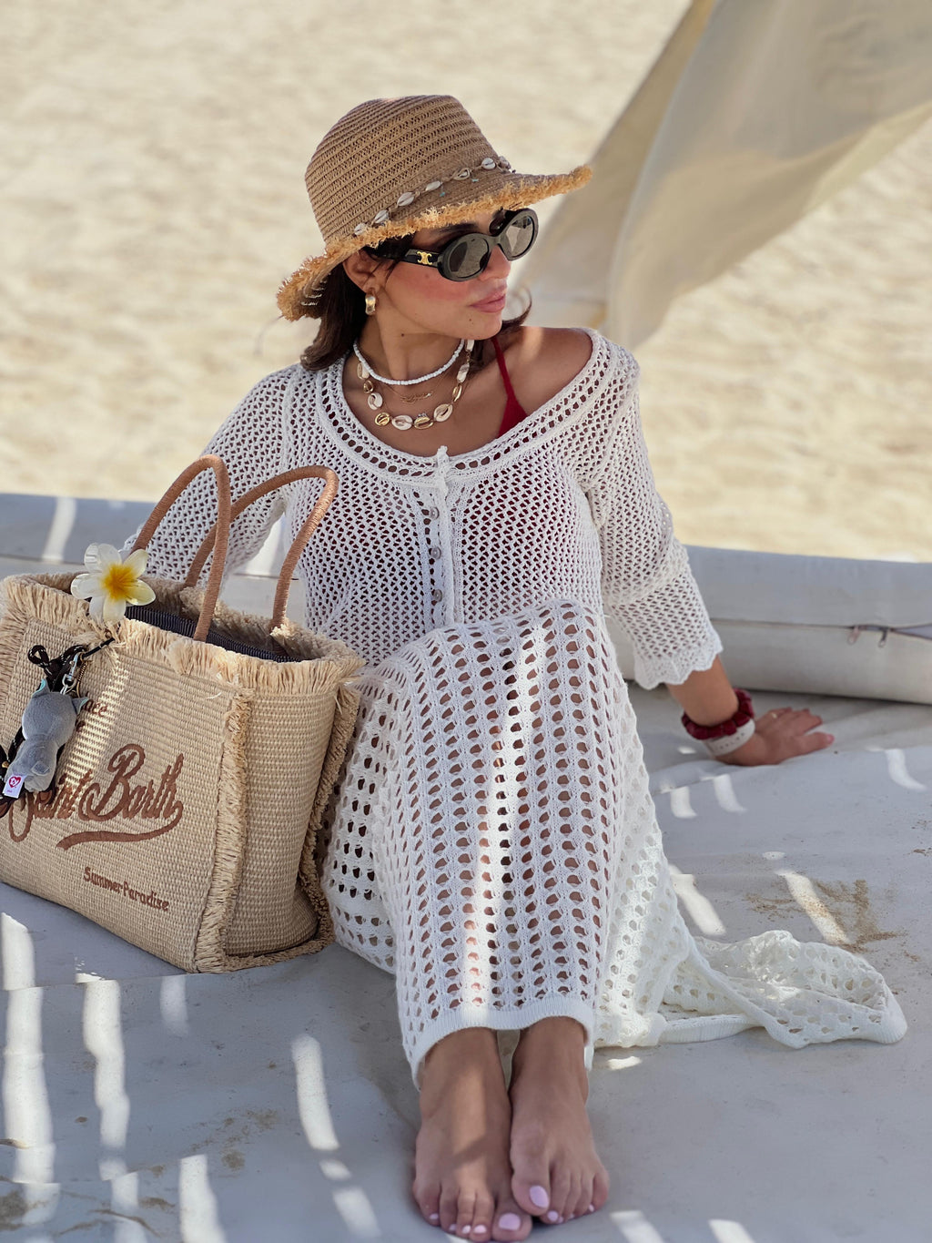 Boho Breeze Crochet Skirt